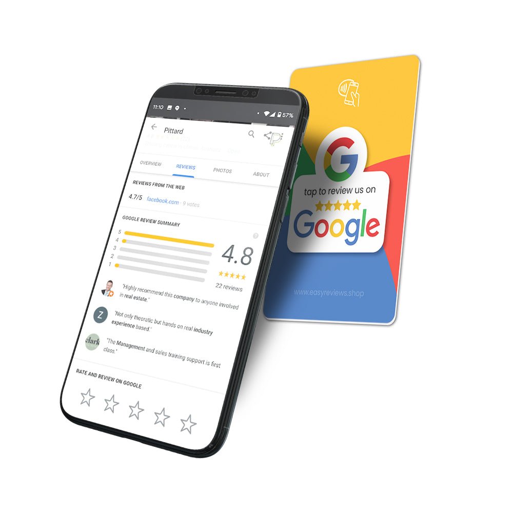 Google Review Card - EasyReviews